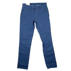 English Laundry‎ Mens Straight Fit Blue Stretch Chino Pants 30x34 1671229